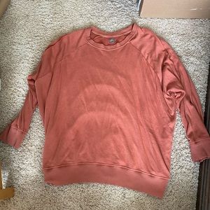 Orange oversized sweater